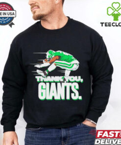 Philadelphia Eagles Saquon Barkley thank you Giants shirt