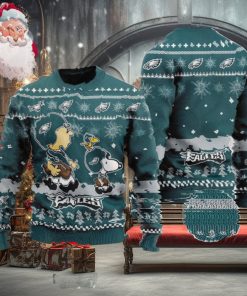 Philadelphia Eagles Snoopy LMTH Christmas AOP Sweater