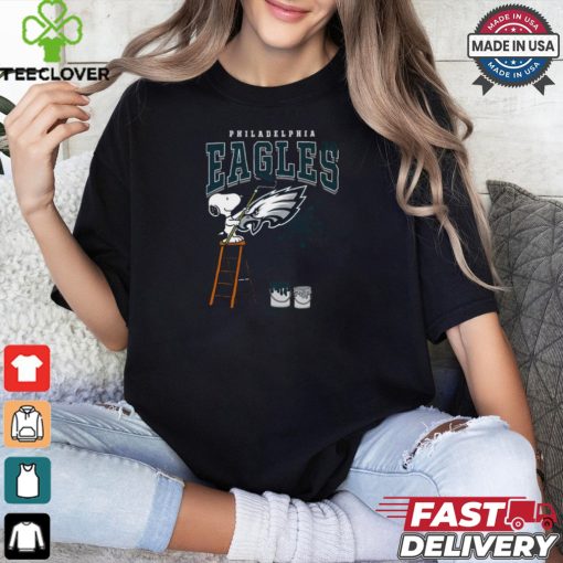 Philadelphia Eagles Snoopy Painting Shirt