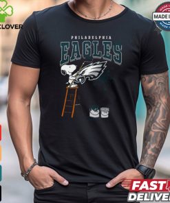 Philadelphia Eagles Snoopy Painting Shirt