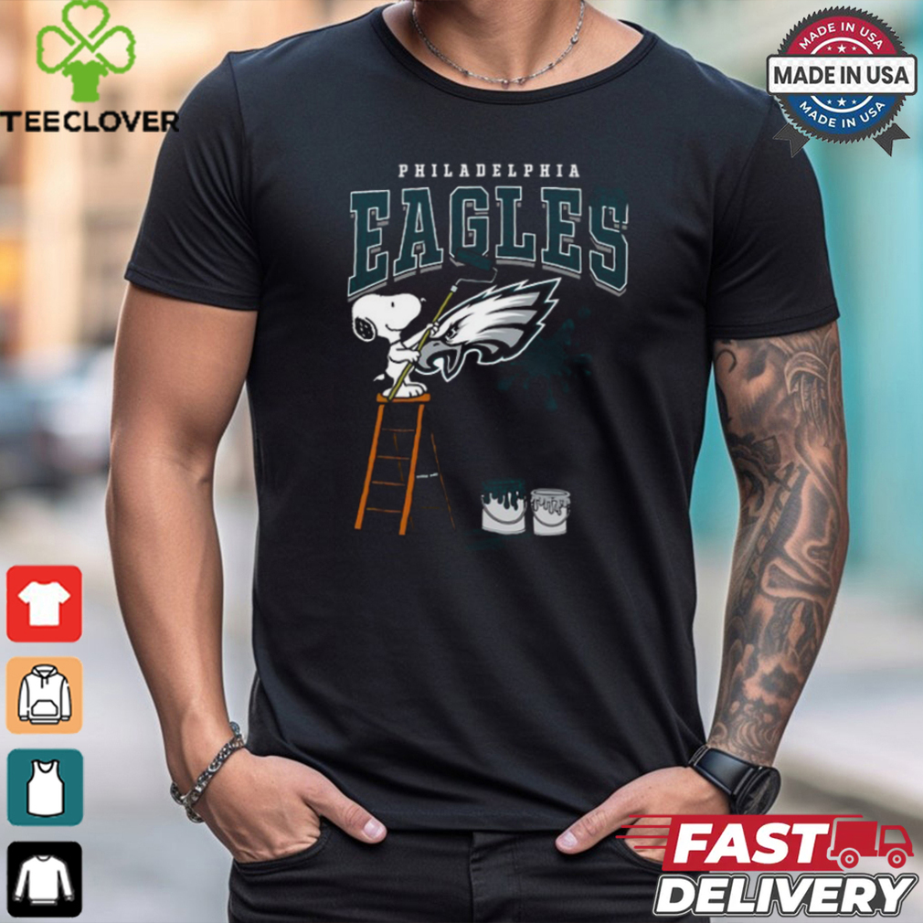 Philadelphia Eagles Snoopy Painting Shirt Philadelphia Eagles Snoopy Painting Shirt