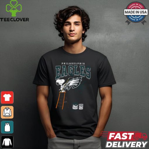 Philadelphia Eagles Snoopy Painting Shirt