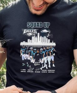 Philadelphia Eagles Squad Up City Teams Signatures Shirt