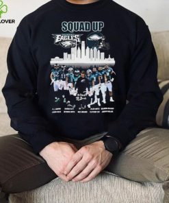 Philadelphia Eagles Squad Up City Teams Signatures Shirt