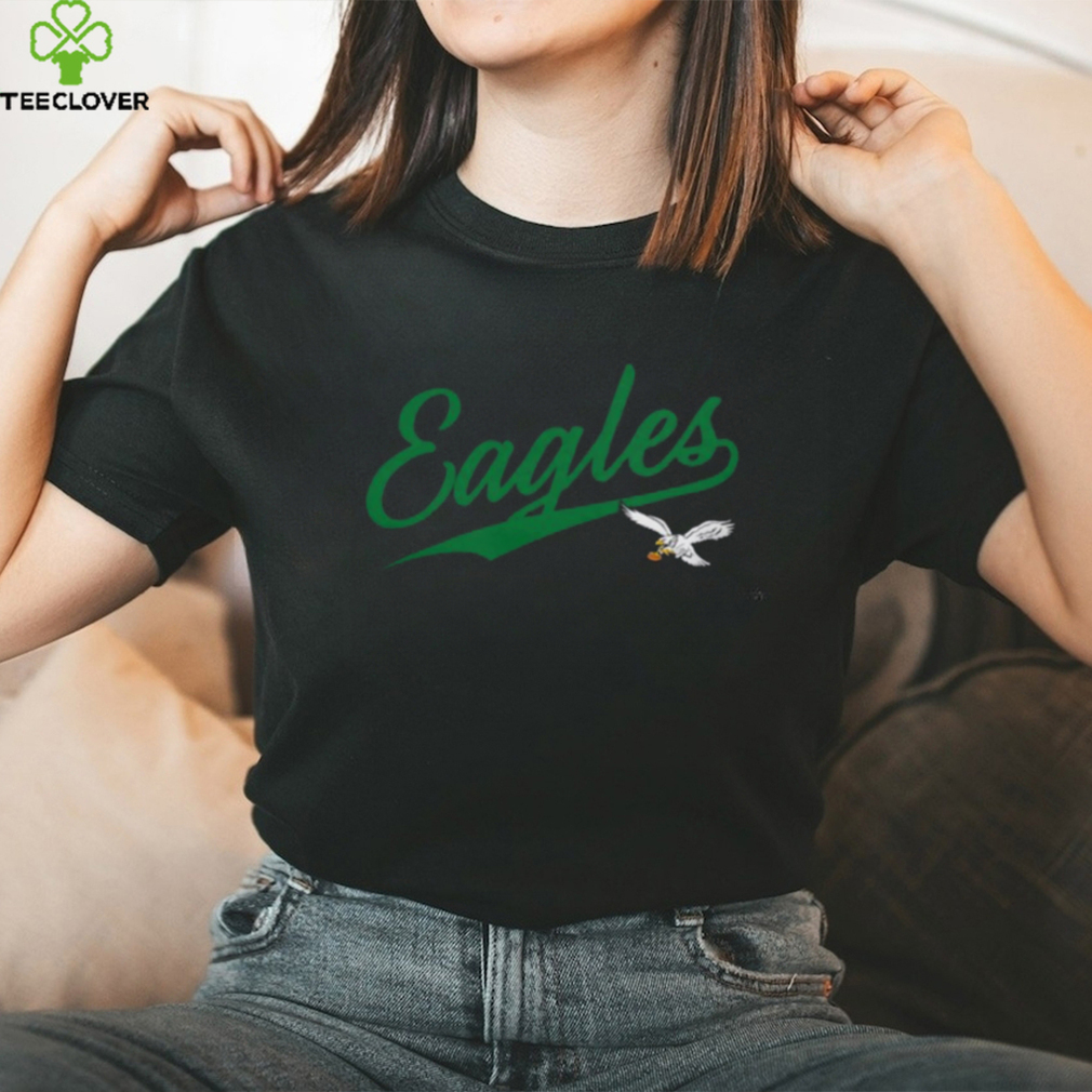 Whimsical Thinker Eagles Football - Philadelphia Vintage Text Kids T-Shirt