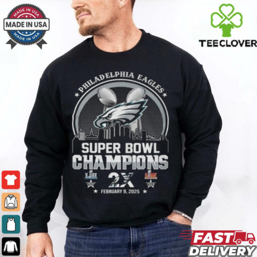 Philadelphia Eagles Super Bowl Champions 2025 T Shirt