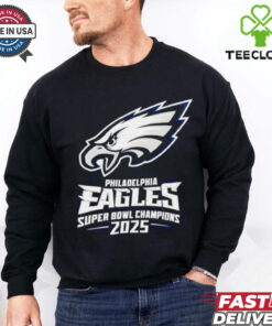 Philadelphia Eagles Super Bowl Champions ’25 logo shirt
