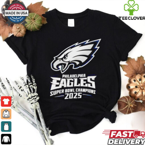 Philadelphia Eagles Super Bowl Champions ’25 logo shirt
