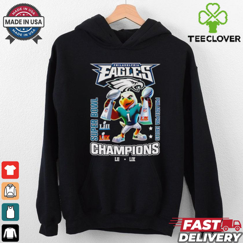 Philadelphia Eagles Super Bowl Champions mascot trophy shirt Philadelphia Eagles Super Bowl Champions mascot trophy shirt