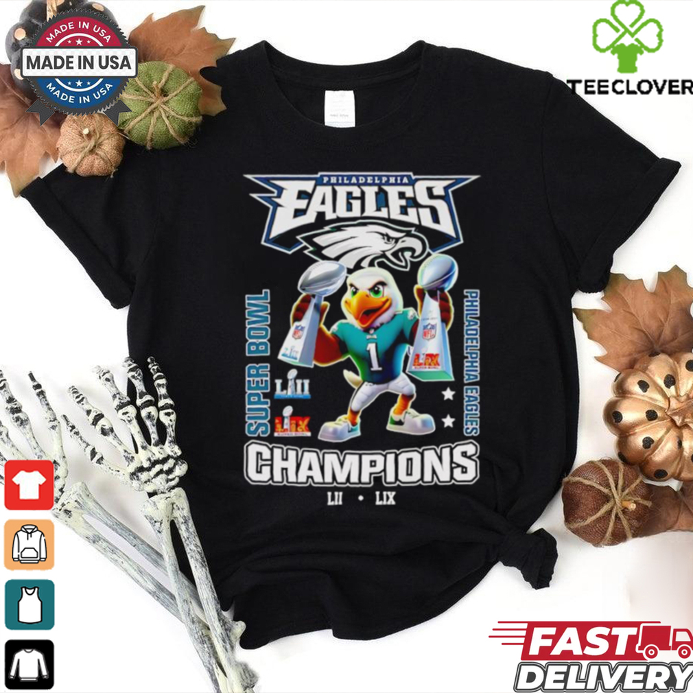 Philadelphia Eagles Super Bowl Champions mascot trophy shirt Philadelphia Eagles Super Bowl Champions mascot trophy shirt