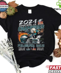 Philadelphia Eagles Super Bowl LIX 2025 Champions NFL Fan T Shirt