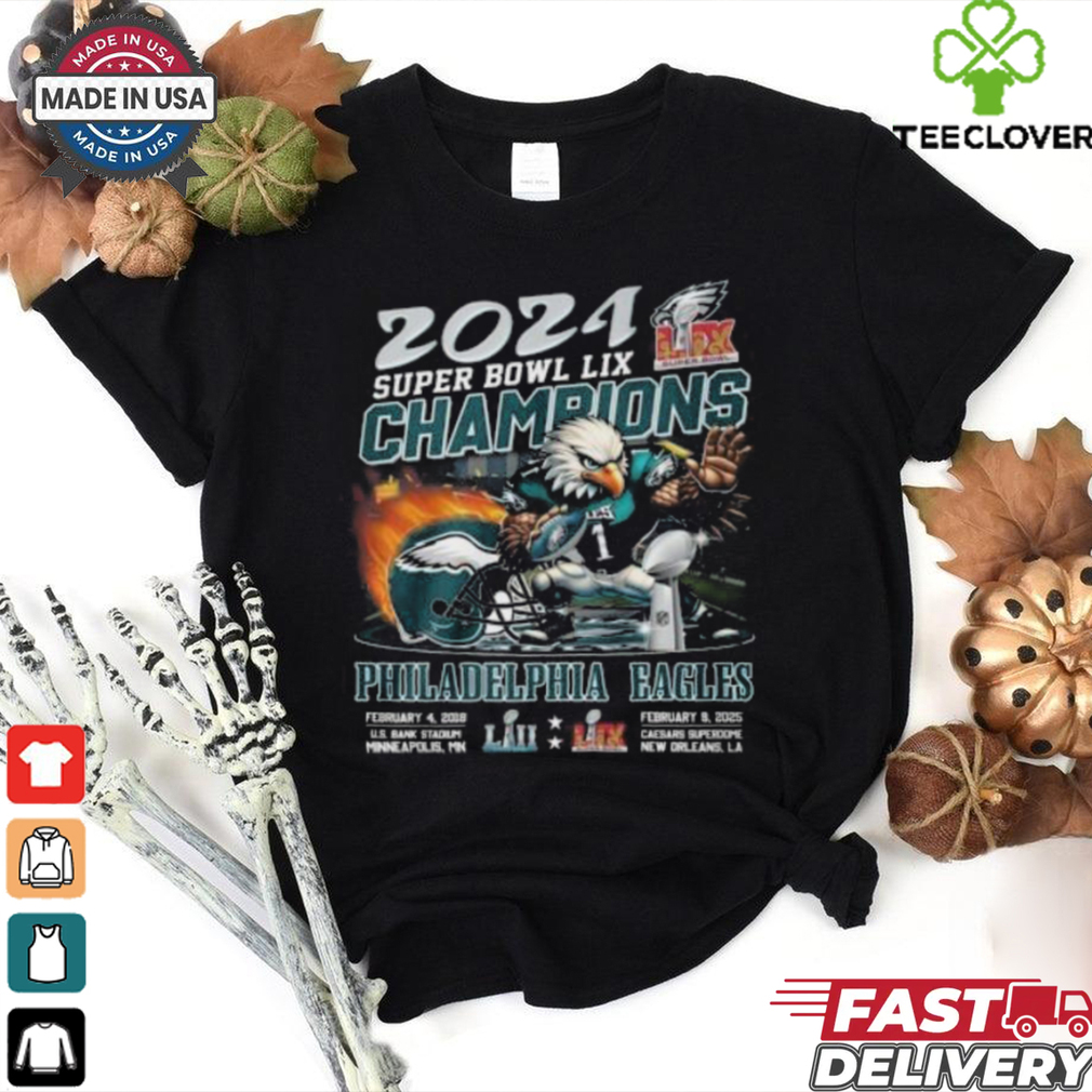 Philadelphia Eagles Super Bowl LIX 2025 Champions NFL Fan T Shirt Philadelphia Eagles Super Bowl LIX 2025 Champions NFL Fan T Shirt