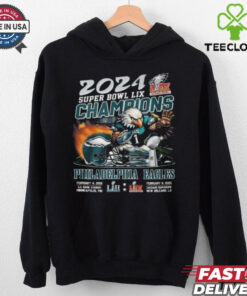 Philadelphia Eagles Super Bowl LIX 2025 Champions NFL Fan T Shirt