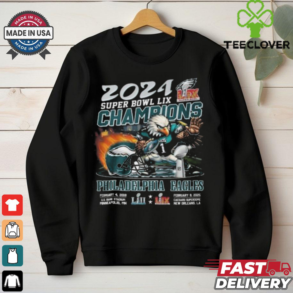 Philadelphia Eagles Super Bowl LIX 2025 Champions NFL Fan T Shirt Philadelphia Eagles Super Bowl LIX 2025 Champions NFL Fan T Shirt