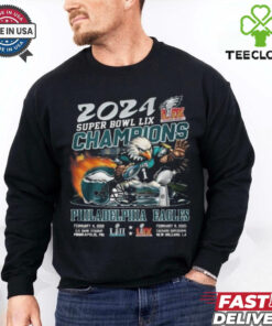 Philadelphia Eagles Super Bowl LIX 2025 Champions NFL Fan T Shirt