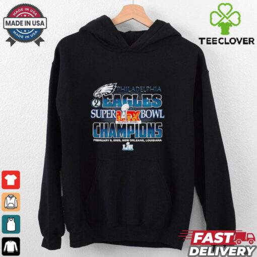 Philadelphia Eagles Super Bowl LIX 2025 Champions shirt