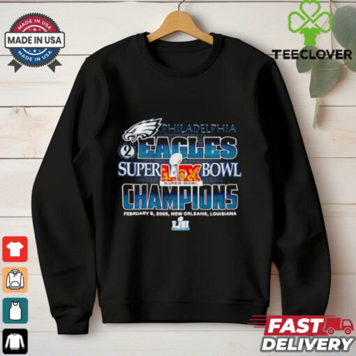 Philadelphia Eagles Super Bowl LIX 2025 Champions shirt