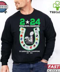 Philadelphia Eagles Super Bowl LIX Champions 2024 shirt