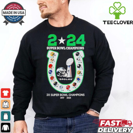 Philadelphia Eagles Super Bowl LIX Champions 2024 shirt