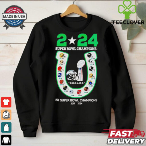 Philadelphia Eagles Super Bowl LIX Champions 2024 shirt