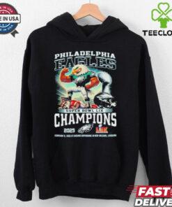 Philadelphia Eagles Super Bowl LIX Champions 2025 Character Shirt