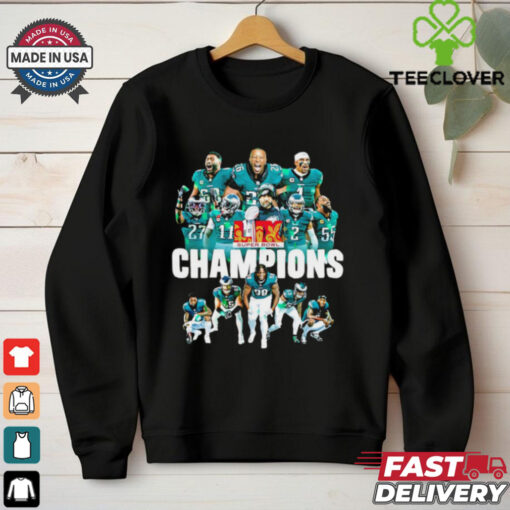 Philadelphia Eagles Super Bowl LIX Champions 2025 vintage shirt