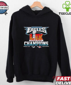 Philadelphia Eagles Super Bowl LIX Champions 40 22 score shirt