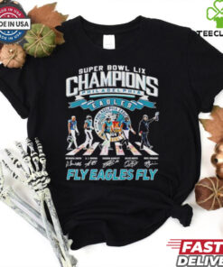 Philadelphia Eagles Super Bowl LIX Champions Abbey Road Fly Eagles Fly shirt