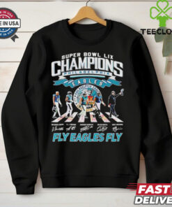 Philadelphia Eagles Super Bowl LIX Champions Abbey Road Fly Eagles Fly shirt