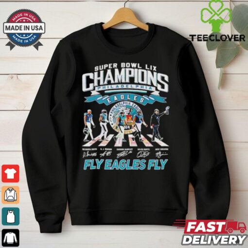 Philadelphia Eagles Super Bowl LIX Champions Abbey Road Fly Eagles Fly shirt
