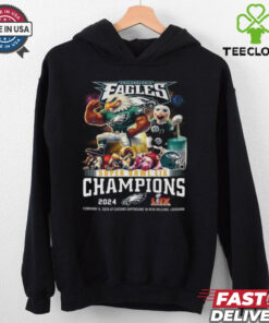 Philadelphia Eagles Super Bowl LIX Champions February 9, 2025 AT Caesars Superdome In New Orleans, Louisiana T Shirt