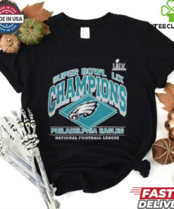 Philadelphia Eagles Super Bowl LIX Champions Historic Win Logo T Shirt