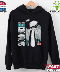 Philadelphia Eagles Super Bowl LIX Champions Lombardi Trophy T Shirt