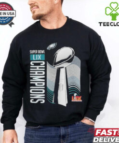 Philadelphia Eagles Super Bowl LIX Champions Lombardi Trophy T Shirt