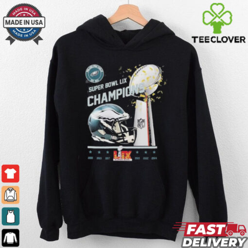 Philadelphia Eagles Super Bowl LIX Champions Trophy Shirt