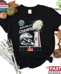 Philadelphia Eagles Super Bowl LIX Champions Trophy Shirt