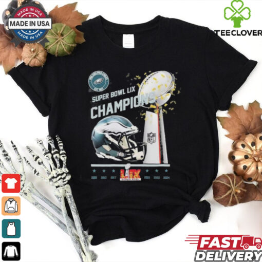 Philadelphia Eagles Super Bowl LIX Champions Trophy Shirt