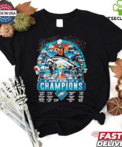 Philadelphia Eagles Super Bowl LIX Champions celebration signatures shirt