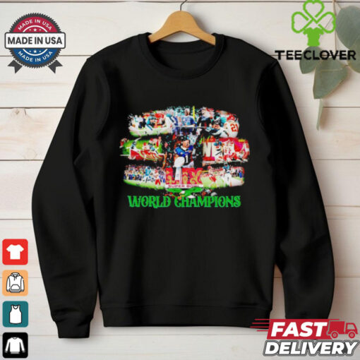 Philadelphia Eagles Super Bowl LIX world champions moment shirt
