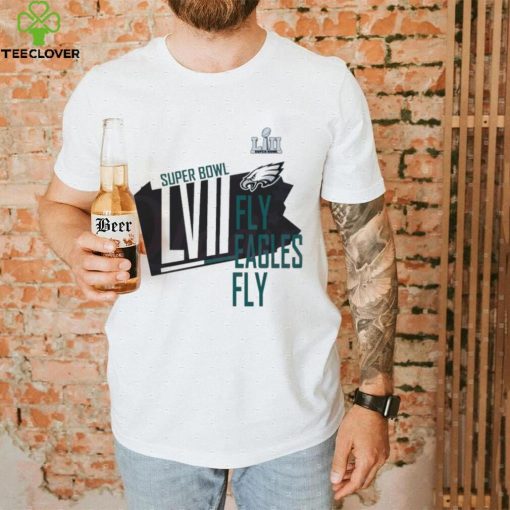 Philadelphia Eagles Super Bowl LVII Fly Eagles Fly Shirt
