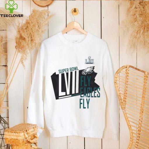Philadelphia Eagles Super Bowl LVII Fly Eagles Fly Shirt