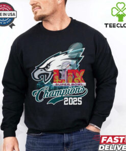 Philadelphia Eagles Super Bowl Lix Champions 2025 T Shirt