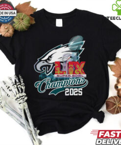 Philadelphia Eagles Super Bowl Lix Champions 2025 T Shirt
