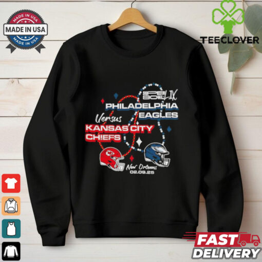 Philadelphia Eagles Super Bowl Participant Matchup Beads New Orleans 02.09.2025 shirt