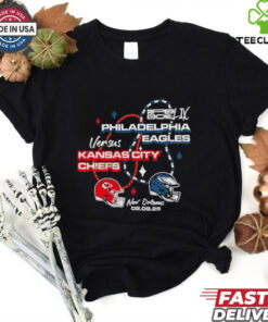 Philadelphia Eagles Super Bowl Participant Matchup Beads New Orleans 02.09.2025 shirt