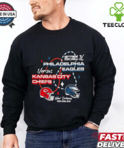 Philadelphia Eagles Super Bowl Participant Matchup Beads New Orleans 02.09.2025 shirt