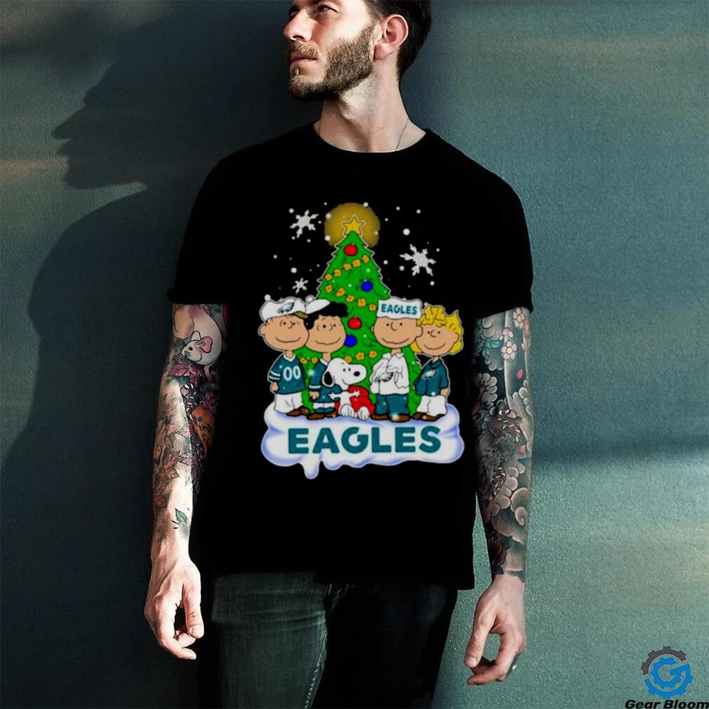 Philadelphia Eagles The Peanuts Christmas Tree Sweatshirt Philadelphia Eagles The Peanuts Christmas Tree Sweatshirt