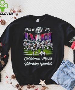 Philadelphia Eagles This Is My Christmas Movie And Watching Nfl Team T hoodie, sweater, longsleeve, shirt v-neck, t-shirt