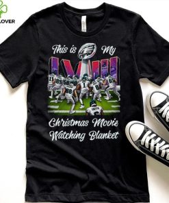 Philadelphia Eagles This Is My Christmas Movie And Watching Nfl Team T hoodie, sweater, longsleeve, shirt v-neck, t-shirt