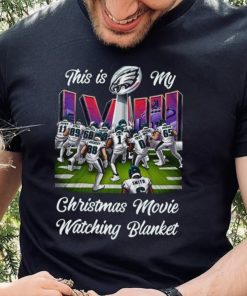 Philadelphia Eagles This Is My Christmas Movie And Watching Nfl Team T hoodie, sweater, longsleeve, shirt v-neck, t-shirt